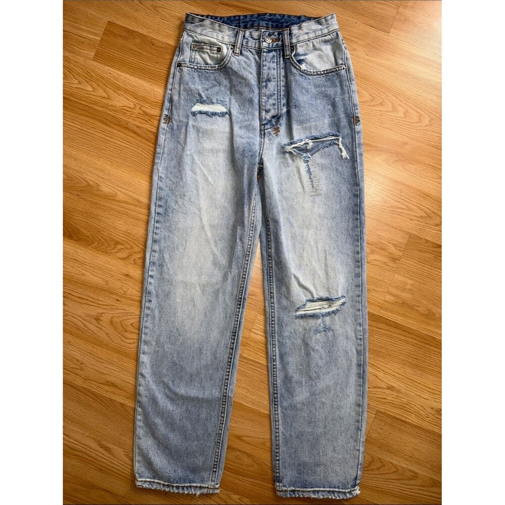 Ksubi Light Wash Distressed Jeans Size 27